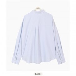 オーバーフィットストライプシャツ