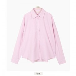 オーバーフィットストライプシャツ