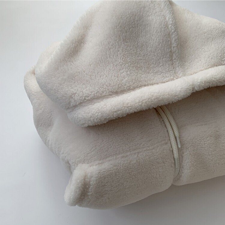 루이비 플리스 아방핏 후드 집업 투웨이 크롭 뽀글이 점퍼 맨투맨 양털 아우터