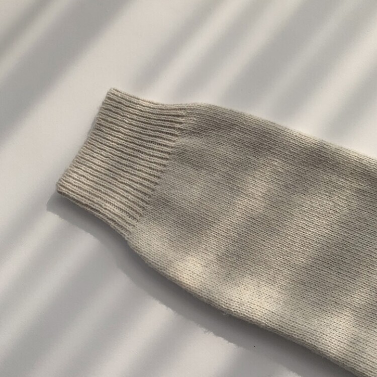 파스텔 가을 겨울 긴팔 라운드 무지 베이직 니트