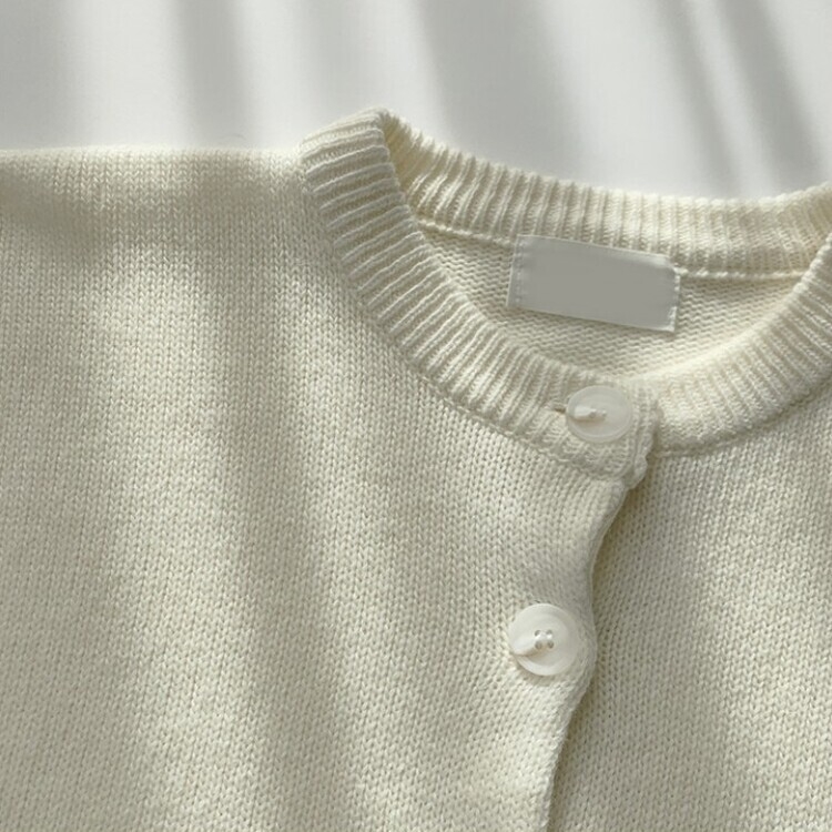 폭닥함의 정석 아방핏 겨울 라운드 단추 긴팔 오버핏 니트 가디건