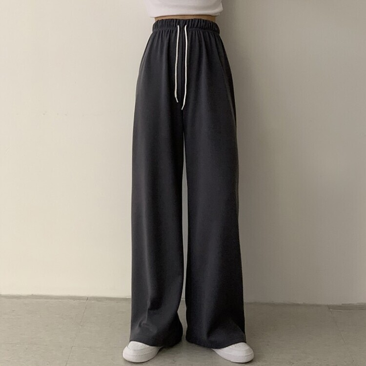 3가지 사이즈 무려 11컬러 사계절 활용 가능한 롱 와이드 팬츠 트레이닝바지 키큰녀 키작녀 봄옷 차콜