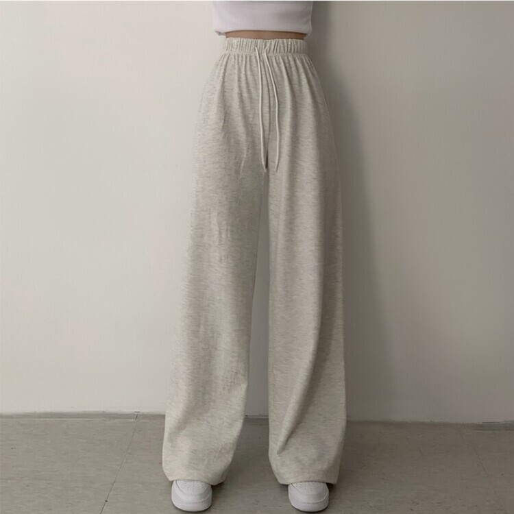 3가지 사이즈 무려 11컬러 사계절 활용 가능한 롱 와이드 팬츠 트레이닝바지 키큰녀 키작녀 봄옷 오트밀