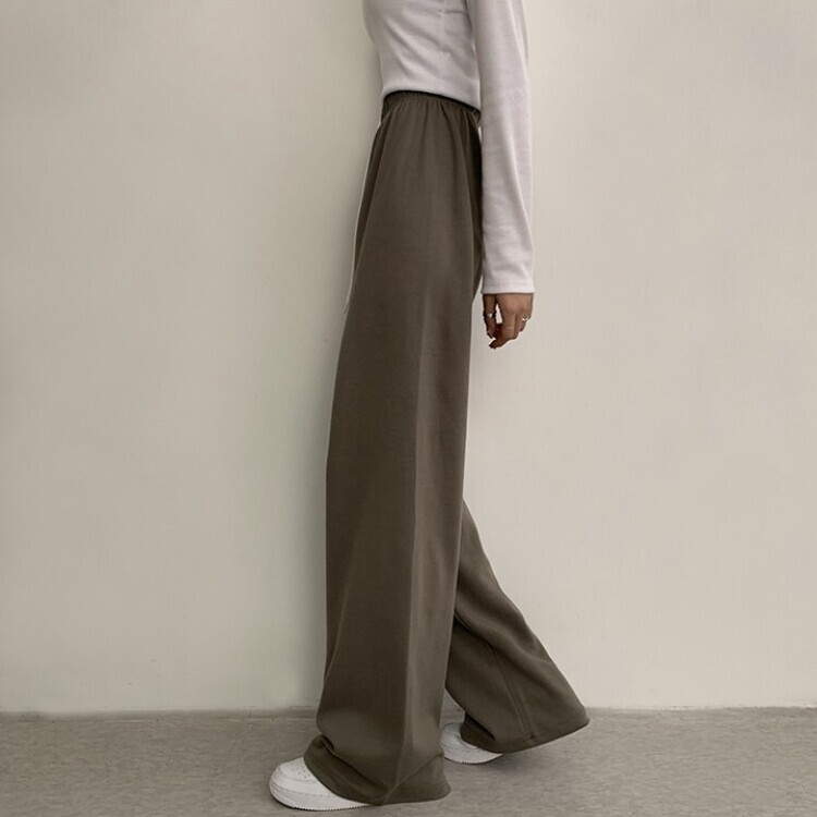 3가지 사이즈 무려 11컬러 사계절 활용 가능한 롱 와이드 팬츠 트레이닝바지 키큰녀 키작녀 봄옷 카키