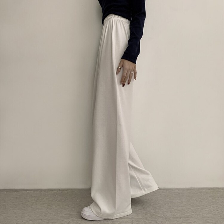 3가지 사이즈 무려 11컬러 사계절 활용 가능한 롱 와이드 팬츠 트레이닝바지 키큰녀 키작녀 봄옷 아이보리