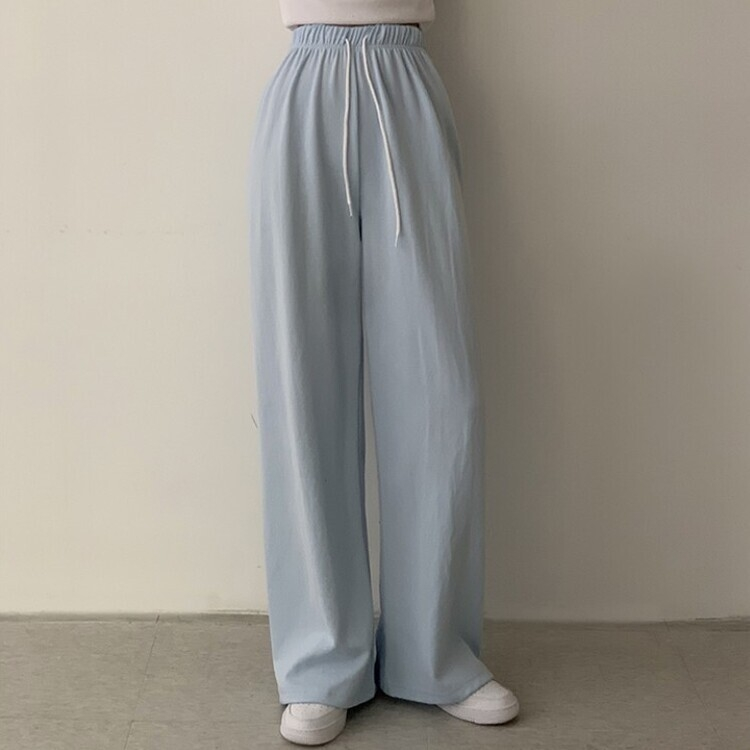 3가지 사이즈 무려 11컬러 사계절 활용 가능한 롱 와이드 팬츠 트레이닝바지 키큰녀 키작녀 봄옷 소라