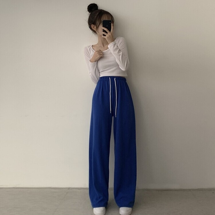 【SHORT/BASIC/LONG 丈別】ロングトレーニングパンツ12色 COBALT BLUE