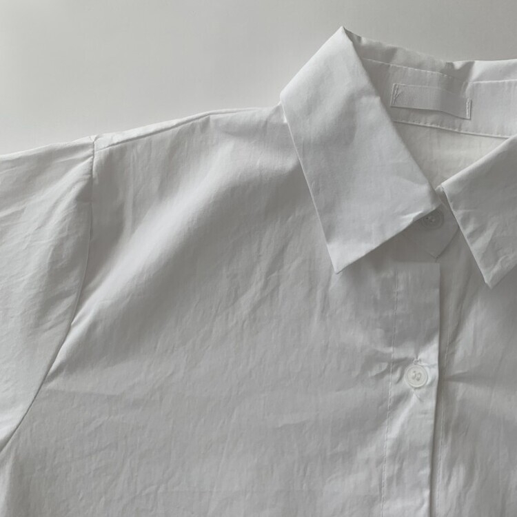 하니니 데일리 크롭 긴팔 가을 겨울 셔츠