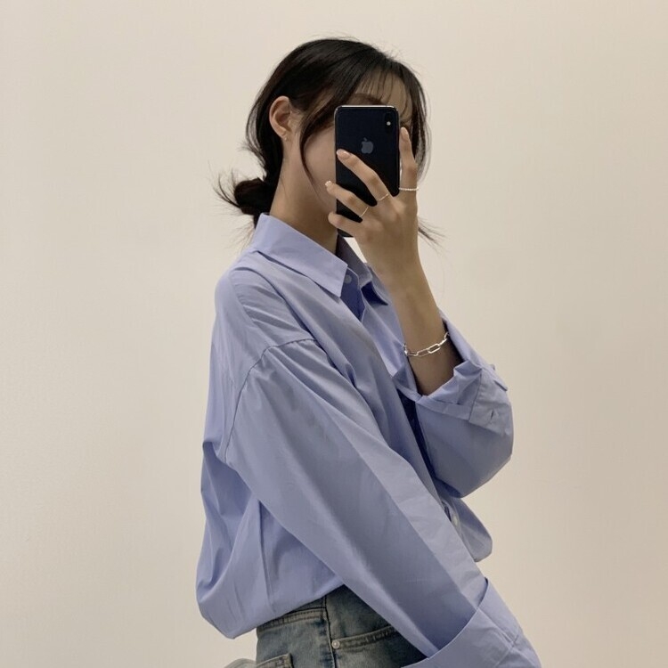 편하게 입어지는 비타민 박시핏 셔츠 소라