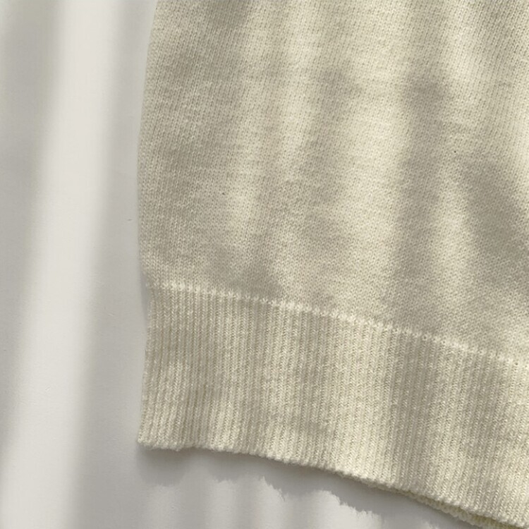 에리카 봄옷 라운드 램스울 긴팔 허리잘록 무지 데일리 베이직 오버핏 니트