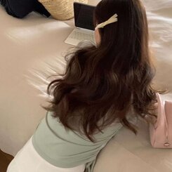 レイヤーシャーリング長袖T MINT