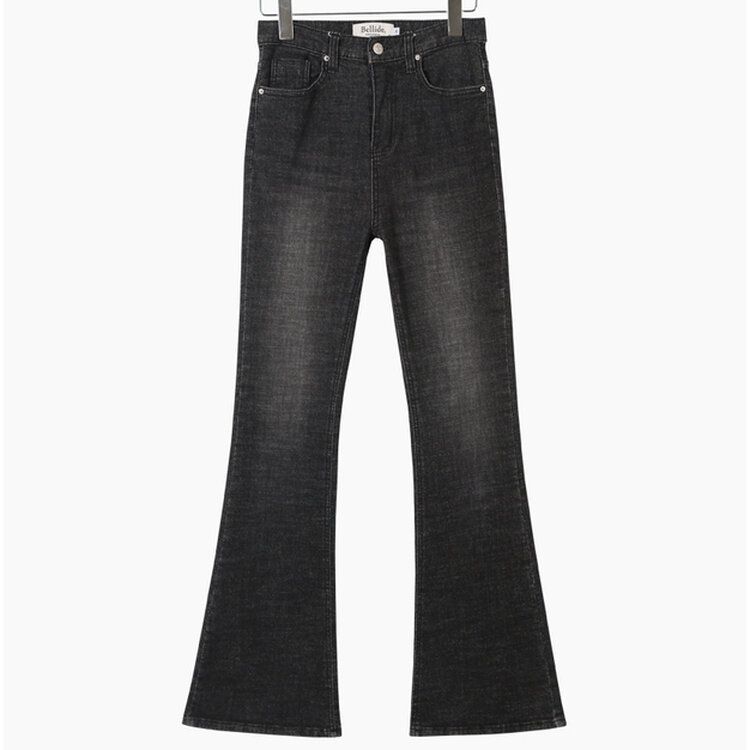 [春の新商品10%][ベリードmade/国内製作/ショート、ロング] ケイト ビンテージ ウォッシング ブーツカット デニムパンツ