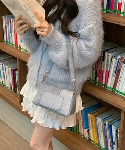 バッグ クラシックショルダーバッグ LIGHT BLUE
