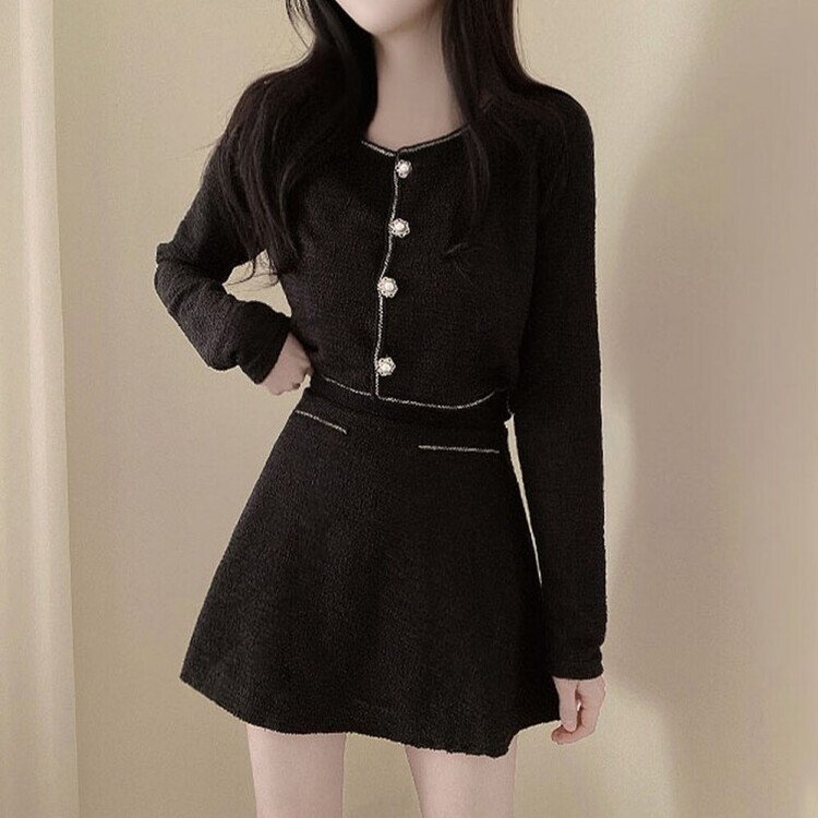 Mystrada 新品 ツイードCPOジャケット フレアミニスカート セット Mystrada 新品 ツイードCPOジャケット フレアミニスカート