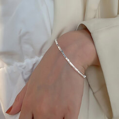 ジュエリー ミニキューブブレスレット SILVER