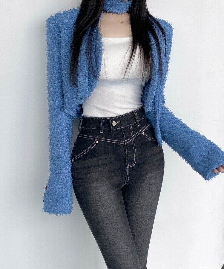 KainDami カインダミ スリムデニム ブーツカット 骨盤パット入り XS