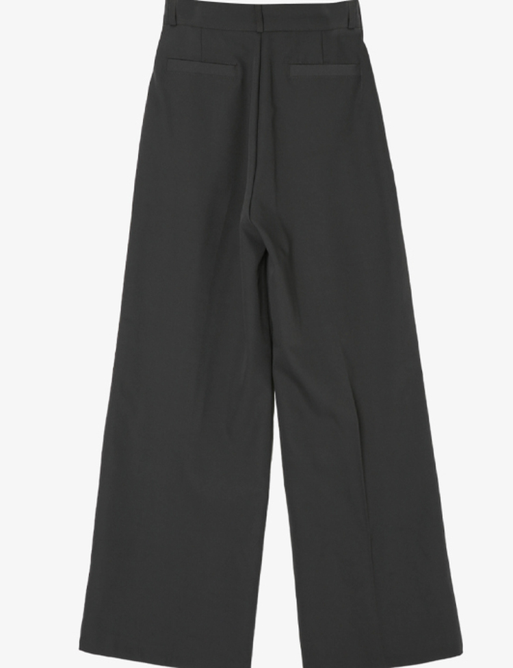 (S~2XL, 숏/기본/롱) 완전편한 차르르 투핀턱 하이웨스트 팬츠 와이드 슬랙스
