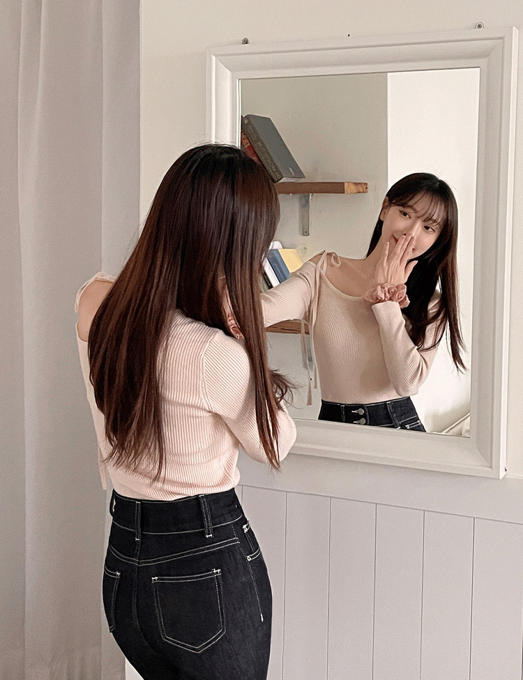 (S~2XL, 숏/기본/롱) 슬림해보이는 생지 스티치 부츠컷 데님 팬츠 딥블랙