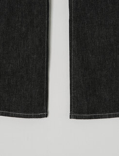 (S~2XL, 숏/기본/롱) 슬림해보이는 생지 스티치 부츠컷 데님 팬츠