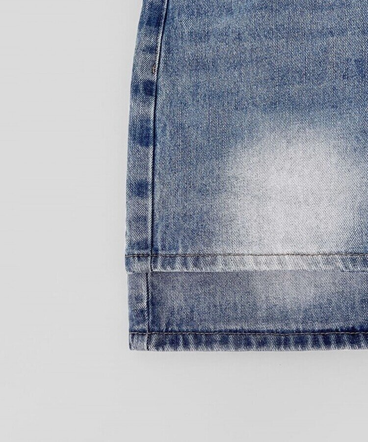 2XL데이트 빈티지 스판 속바지 데님 스커트