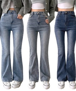 デニム 【SHORT/BASIC/LONG 丈別】ブーツカットデニムパンツ6色 DEEP BLUE