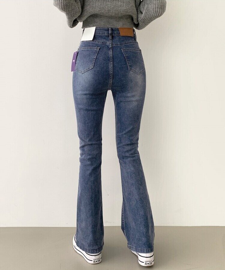 4계절 밴딩 롱부츠컷 다양한 컬러 데님팬츠 중청