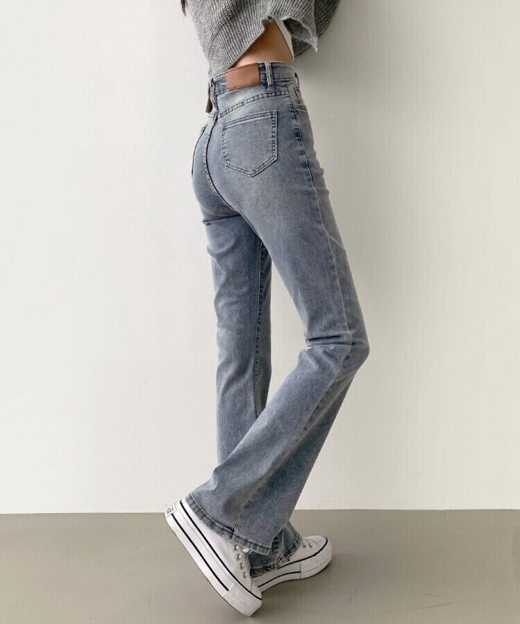 4계절 밴딩 롱부츠컷 다양한 컬러 데님팬츠 빈티지 블루