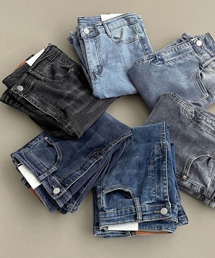 4계절 밴딩 롱부츠컷 다양한 컬러 데님팬츠