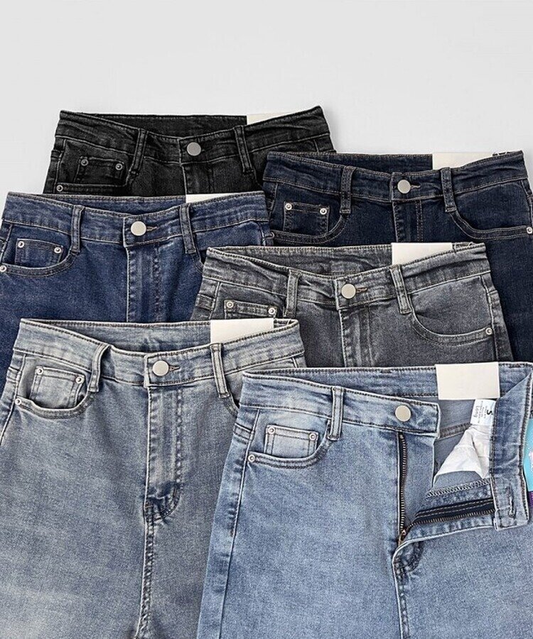 4계절 밴딩 롱부츠컷 다양한 컬러 데님팬츠