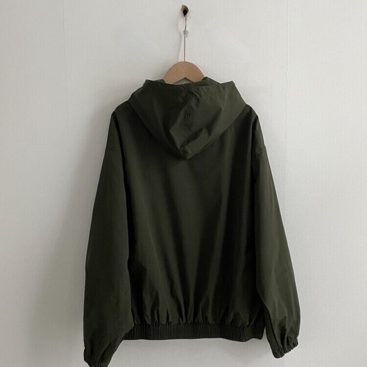 스냅 버튼 투웨이 후드야상 바람막이 집업점퍼 2color