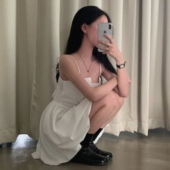 ミニワンピース バックリボンノースリーブバルーンミニワンピース IVORY