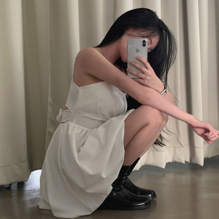 バックリボンノースリーブバルーンミニワンピース IVORY