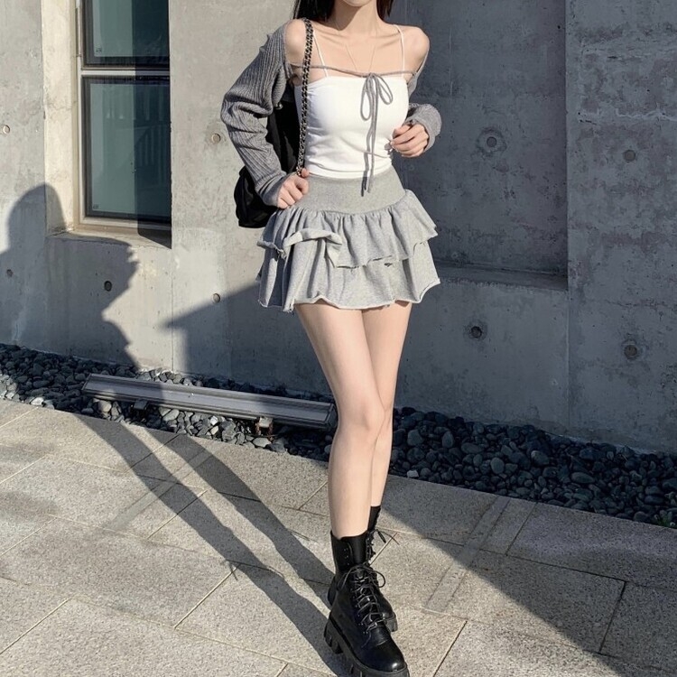 ♥유키♥限定‼︎シェリエ♡即完売♡ナイロンZIPミニスカートＳsize ♥유키♥限定‼︎シェリエ♡即完売♡ナイロンZIPミニスカート