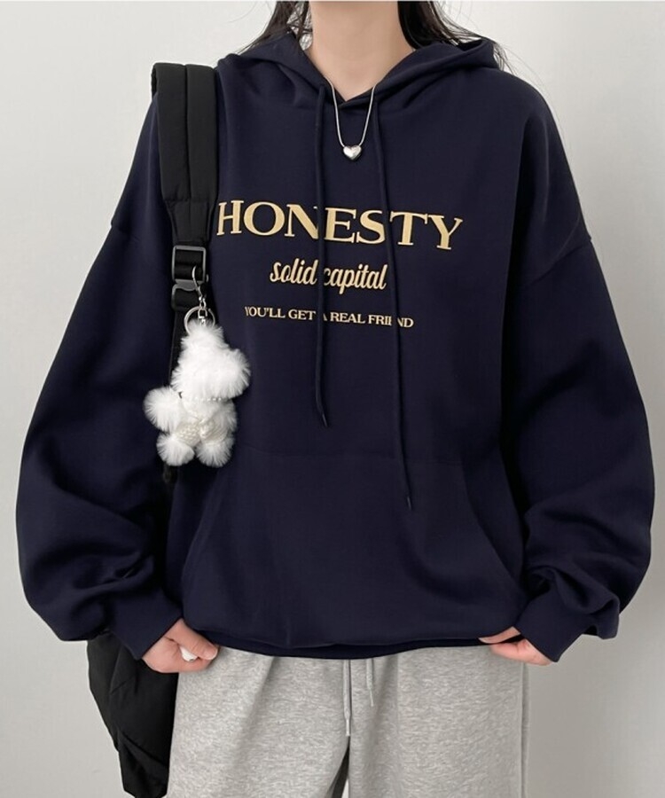 HONESTYオーバーフィットパーカー｜フード｜韓国ファッション通販 SONA