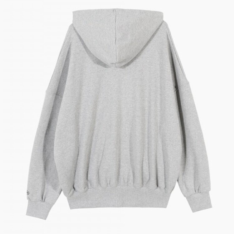 ルーズフィットフードジップアップ5色