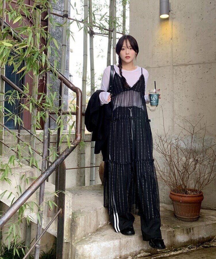 RICK OWENS ロングビスチェワンピース レースビスチェリブニットロングワンピース – Darich (ダーリッチ)