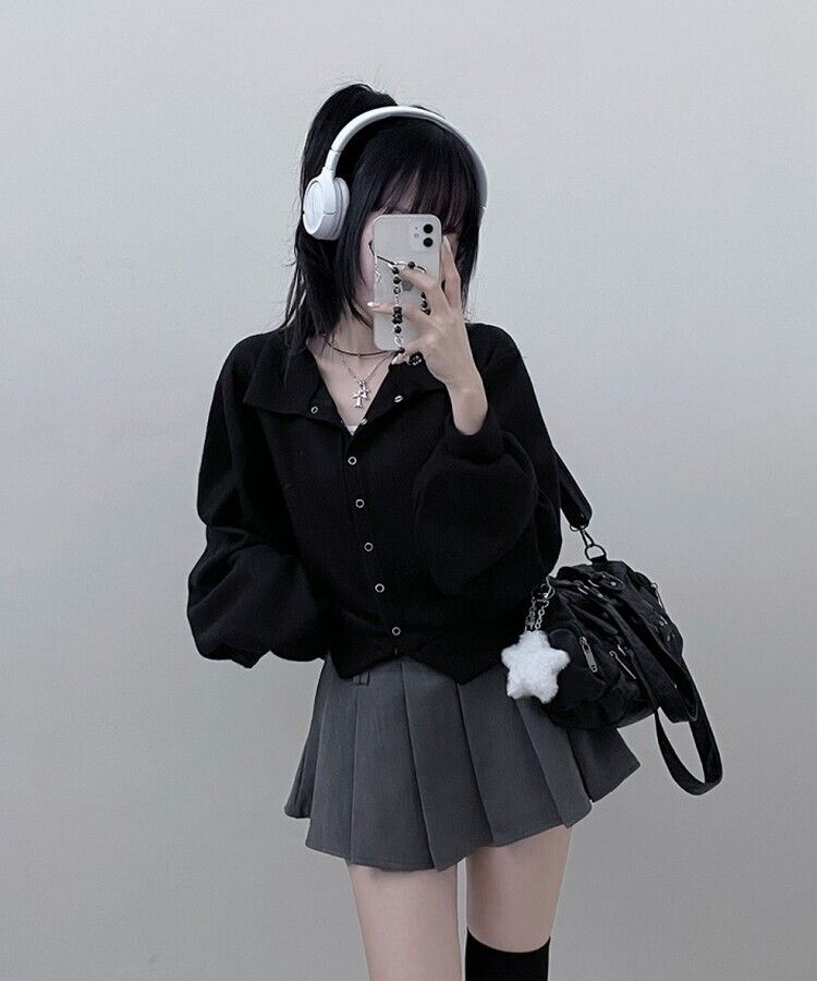 【ベルトSET】パンツインプリーツミニスカート GRAY