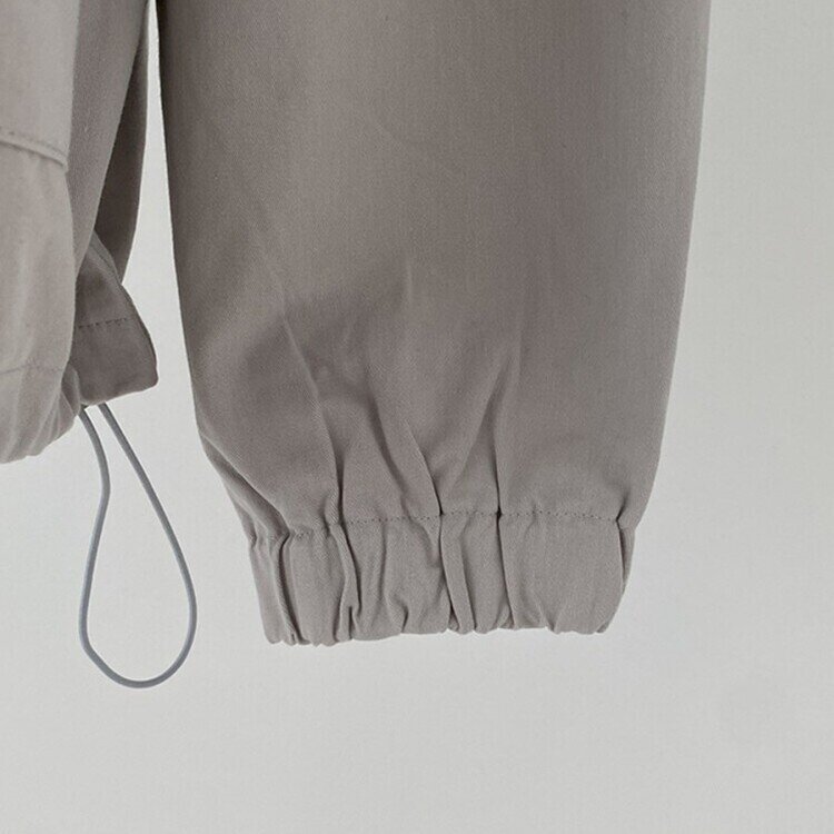 기온차심한 간절기필수템 코튼 박시핏 후드 점퍼