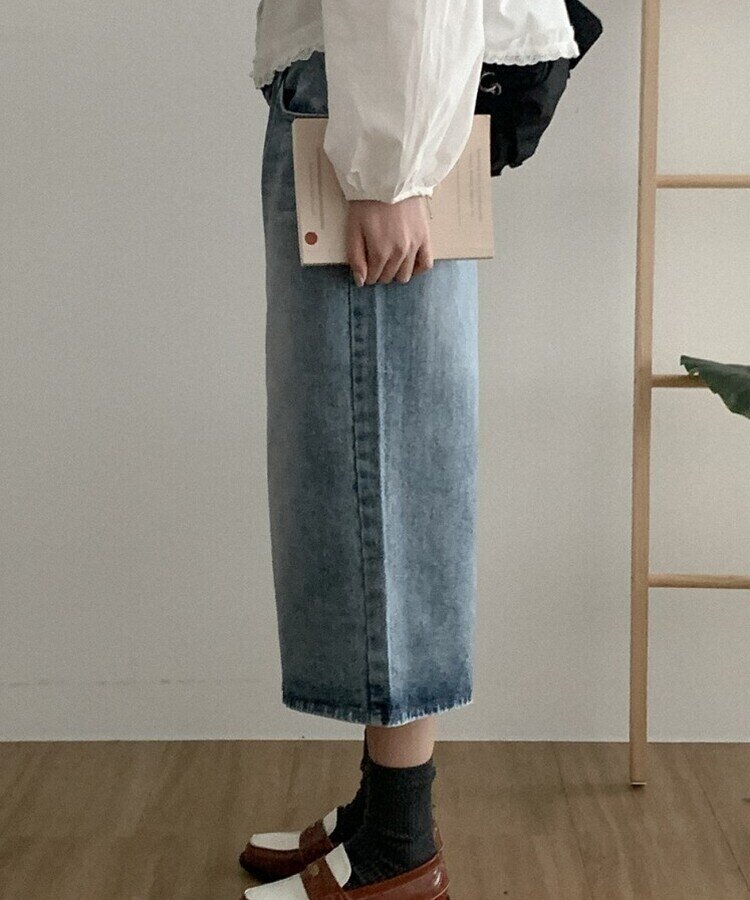 8分丈ワイドデニムパンツ｜デニム｜韓国ファッション通販 SONA