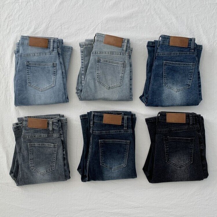 빈티지 스톤 워싱 하이웨스트 부츠컷 스판 데님 팬츠 키작녀 키큰녀 빅사이즈 청바지