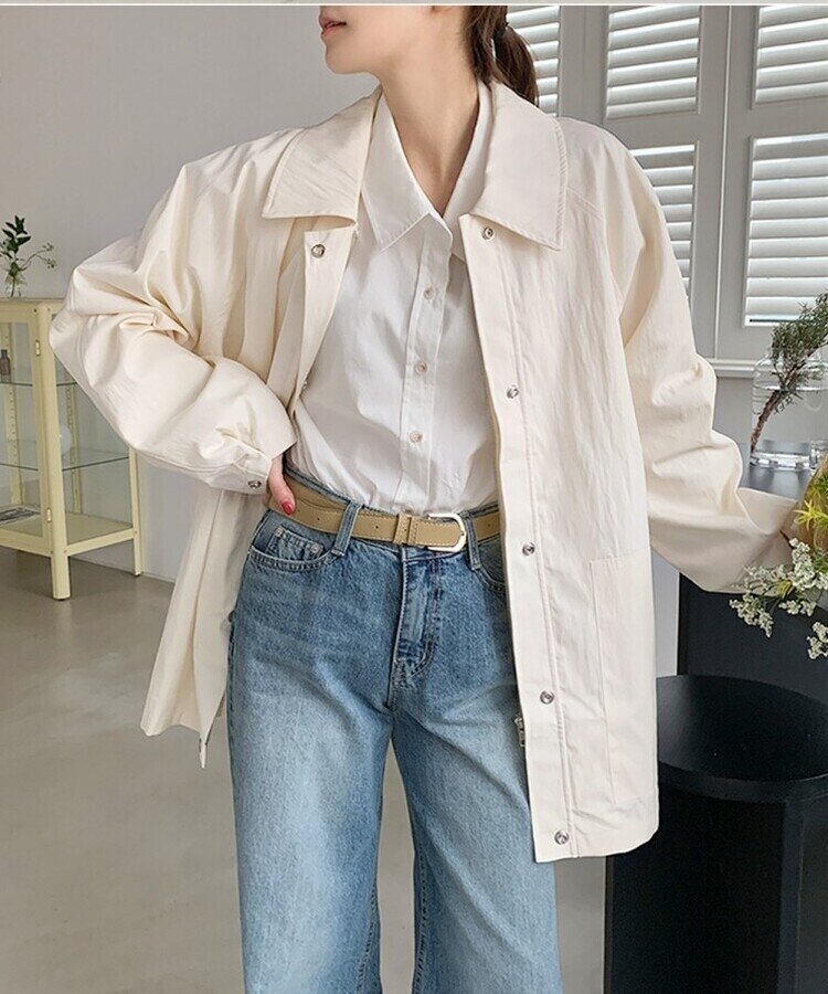 オーバフィットハーフコート5色｜コート｜韓国ファッション通販 SONA