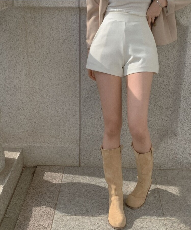 ハイウエストスリムショートパンツ｜ショートパンツ｜韓国ファッション