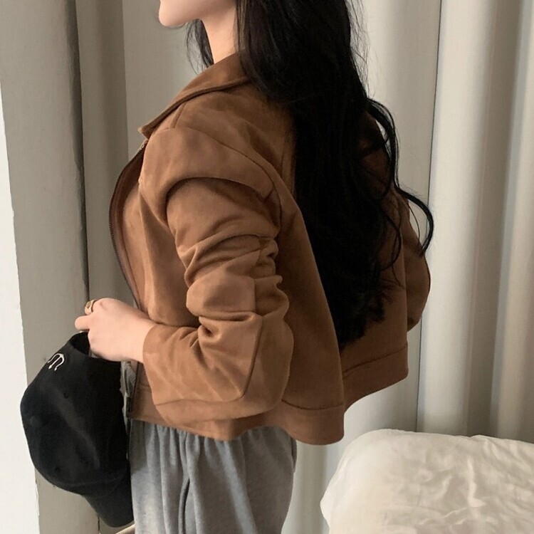 베이 클래식 힙스웨이드 숏자켓 3color 베이지