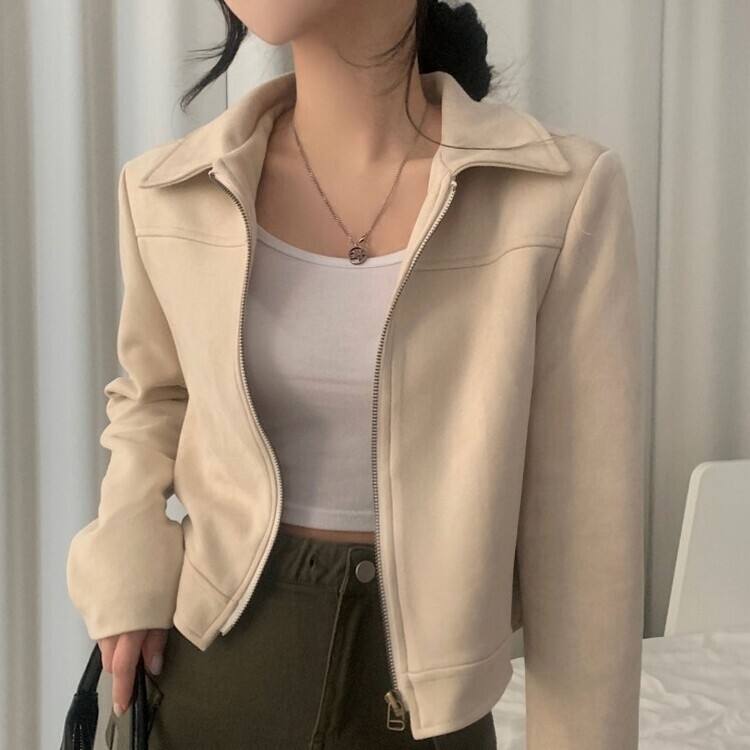 베이 클래식 힙스웨이드 숏자켓 3color 아이보리