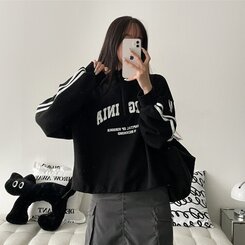 ストリートハーフジップアップトレーナー｜スウェット｜韓国