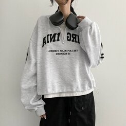 ストリートハーフジップアップトレーナー｜スウェット｜韓国