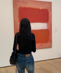 シースルーレイヤー長袖Tシャツ5色 BLACK