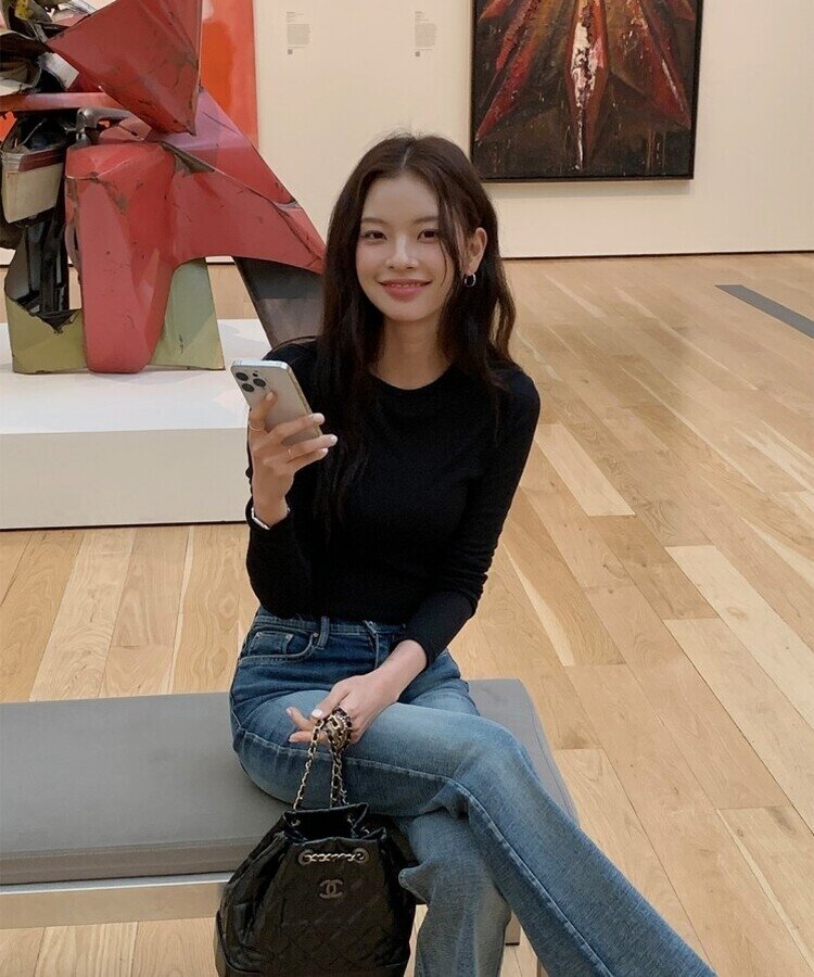 シースルーレイヤー長袖Tシャツ5色 BLACK