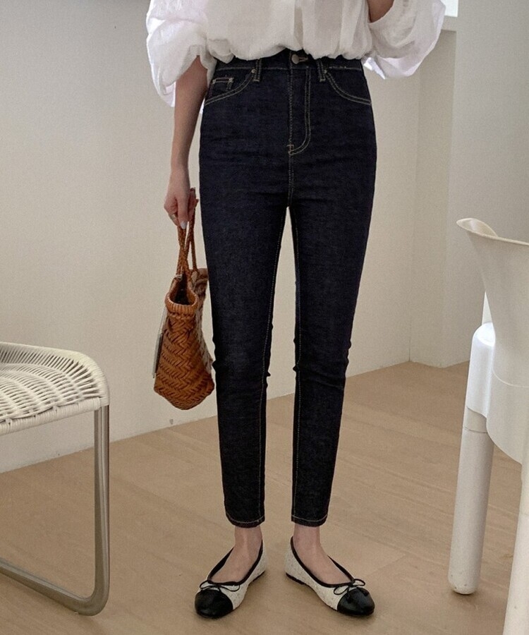 ツイードリボンフラットシューズ IVORY