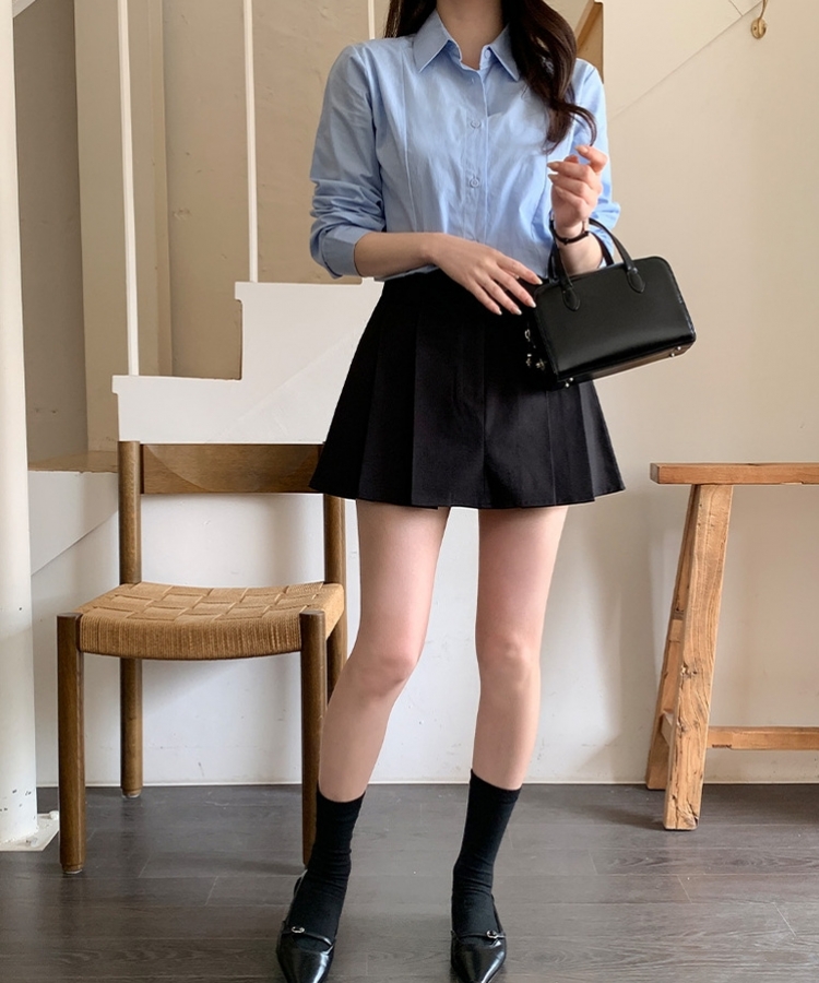 プリーツミニスカートパンツ｜ミニスカート｜韓国ファッション